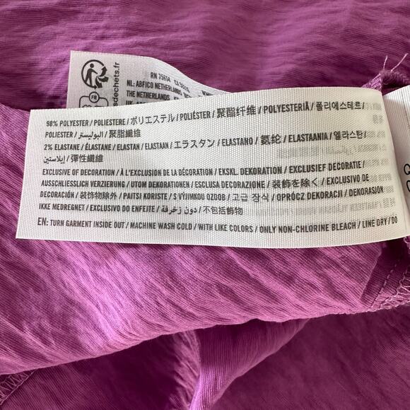 NWT Abercrombie & Fitch Tiered Maxi Dress Flowy | Purple | SZ S - Picture 10 of 10